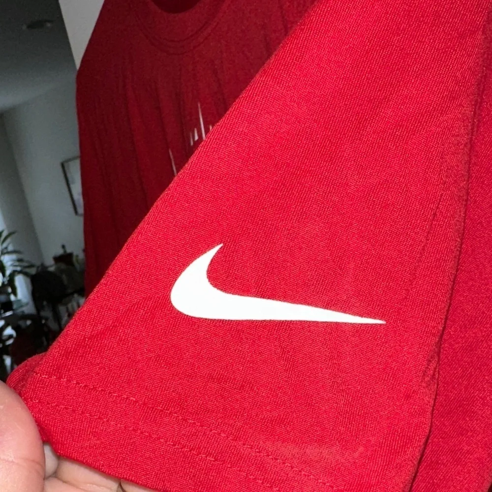 Nike Red Tee with White Logo Giants